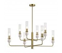 SL1244.303.08 Светильник подвесной ST-Luce латунь/прозрачный E14 8*40W MEDEA SL1244.303.08 Светильник подвесной ST-Luce латунь/прозрачный E14 8*40W MEDEA
