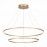 ST605.243.91 Светильник подвесной ST-Luce Золотистый/Белый LED 1*91W 4000K Подвесные светильники