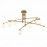 SL1208.302.09 Светильник потолочный ST-Luce Золотистый/Белый G9 9*5W SEMBRARE
