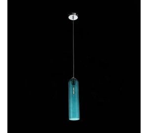 SL1145.183.01 Светильник подвесной ST-Luce хром/зеленый E27 1*60W CALLANA