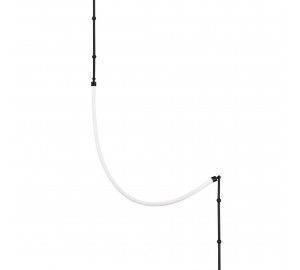 SL6132.401.20 Светильник настенно-потолочный ST-Luce Черный/Белый LED 1*20W 3000K STRAP