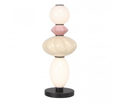 SL6134.404.01 Прикроватная лампа ST-Luce черный/розовый, желтый, опаловый LED 1*16W 3000K FLORENTINI