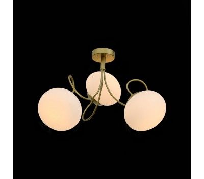SL717.202.03 Светильник потолочный Золото/Белый E27 3*40W ACINI
