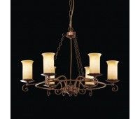 SL122.303.06 Светильник подвесной Коричневый/Янтарный E14 6*60W ANCORA