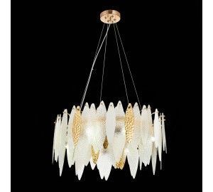 SL1224.203.08 Люстра подвесная ST-Luce Золотистый/Прозрачный, Белый E14 8*60W LASTRA