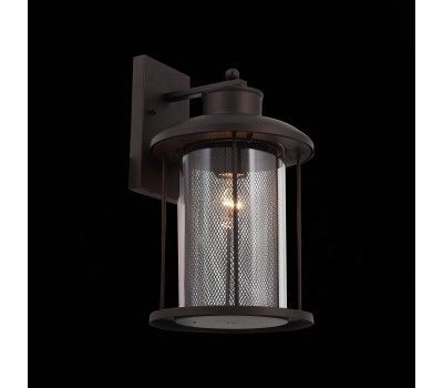 SL080.401.01 Светильник уличный настенный ST-Luce Темный кофе/Прозрачный, Темный кофе E27 1*60W LASTERO