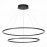 ST605.443.91 Светильник подвесной ST-Luce Черный/Белый LED 1*91W 4000K Подвесные светильники