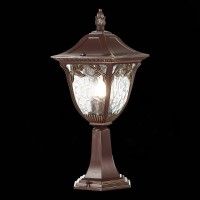 SL083.705.01 Светильник уличный наземный ST-Luce Кофейный/Кофейный, Прозрачный E27 1*60W CHIANI