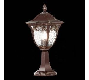 SL083.705.01 Светильник уличный наземный ST-Luce Кофейный/Кофейный, Прозрачный E27 1*60W CHIANI
