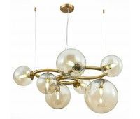 SL1162.303.07 Люстра подвесная ST-Luce Латунь/Коньячный E14 7*40W GORIZIA