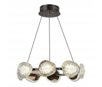 SL6018.203.64 Светильник подвесной ST-Luce черный/ золотистый / прозрачный LED 1*64W 4000K ENIGMA