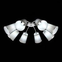 SLE103002-08 Светильник потолочный Хром/Черный E14 8*40W MALEONTE SLE103002-08 Светильник потолочный Хром/Черный E14 8*40W MALEONTE