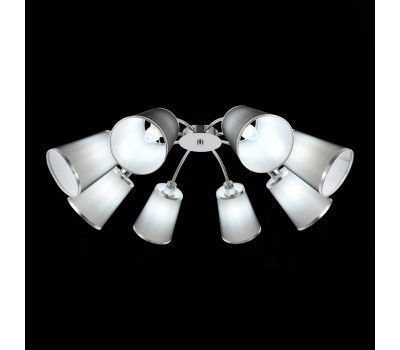 SLE103002-08 Светильник потолочный Хром/Черный E14 8*40W MALEONTE SLE103002-08 Светильник потолочный Хром/Черный E14 8*40W MALEONTE