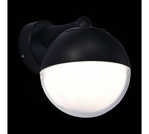 SL9000.401.01 Светильник уличный настенный ST-Luce Черный/Белый E27 1*40W OMBRA