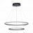 ST604.443.56 Светильник подвесной ST-Luce Черный/Белый LED 1*56W 4000K Подвесные светильники