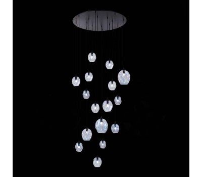 SL1188.403.16 Люстра подвесная ST-Luce Черный/Радужный E14/E27 12+4*40W IDESIA