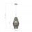 SL1001.103.01 Подвес ST-Luce Хром/Дымчатый E27 1*40W REXITE