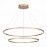 ST605.243.91 Светильник подвесной ST-Luce Золотистый/Белый LED 1*91W 4000K Подвесные светильники