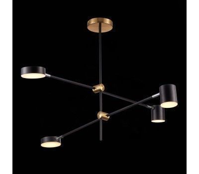 SL1604.432.04 Светильник потолочный ST-Luce Черный, Латунь/Черный LED 4*5W 3000K RODRIGO