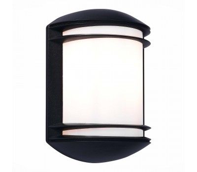 SL076.401.01 Светильник уличный настенный ST-Luce Черный/Белый E27 1*60W AGIO