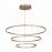 ST605.243.114 Светильник подвесной ST-Luce Золотистый/Белый LED 1*114W 4000K Подвесные светильники