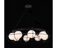 SL1189.403.08 Люстра подвесная ST-Luce Черный/Опал G9 8*5W BEATA