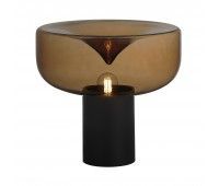 SL6014.414.01 Прикроватная лампа ST-Luce Черный/Коричневый E27 1*40W RIPPLE SL6014.414.01 Прикроватная лампа ST-Luce Черный/Коричневый E27 1*40W RIPPLE