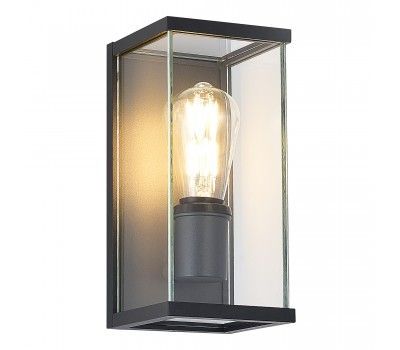 SL9019.701.01 Светильник уличный настенный ST-Luce темно-серый E27 1*15W GROSS SL9019.701.01 Светильник уличный настенный ST-Luce темно-серый E27 1*15W GROSS