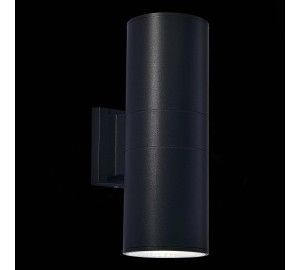 SL074.411.02 Светильник уличный настенный ST-Luce Черный/Черный LED 2*8W 4000K TUBO