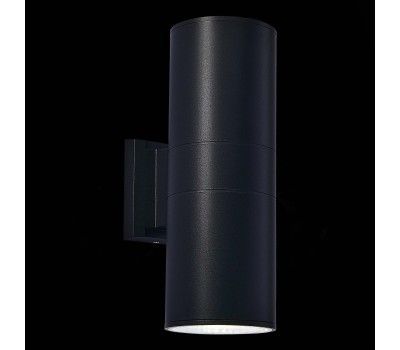 SL074.411.02 Светильник уличный настенный ST-Luce Черный/Черный LED 2*8W 4000K TUBO