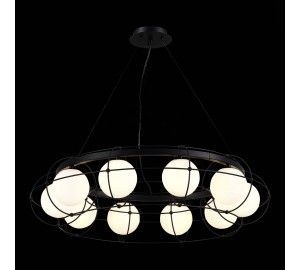 SL1189.403.10 Люстра подвесная ST-Luce Черный/Опал G9 10*5W BEATA