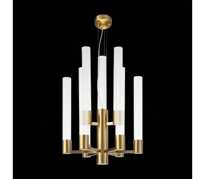 SL1229.303.09 Люстра подвесная ST-Luce Латунь/Прозрачный GU10 9*5W TERNI