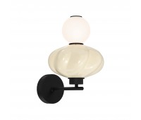 SL6134.411.01 Светильник настенный ST-Luce черный/желтый, опаловый LED 1*8W 3000K FLORENTINI