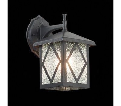 SL084.411.01 Светильник уличный настенный ST-Luce Черный/Черный, Прозрачный E27 1*60W LORNE