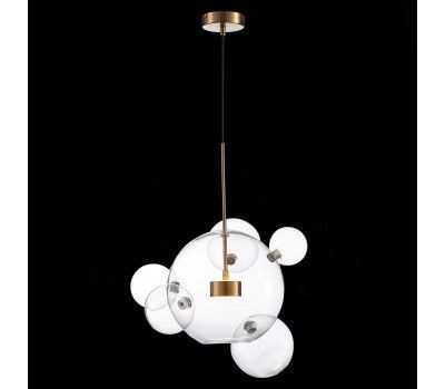 SL1133.213.01 Светильник подвесной ST-Luce Латунь/Прозрачный LED 1*14W 3000K BOPONE