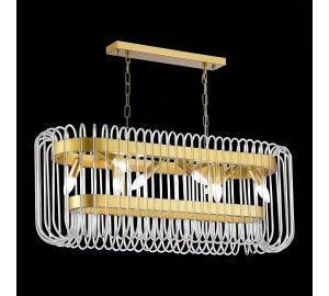 SL1228.203.08 Люстра подвесная ST-Luce Золотистый/Прозрачный E14 8*40W GROSSETO