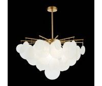 SL1231.302.06 Люстра потолочная ST-Luce Латунь/Белый E14 6*60W VITTORIA