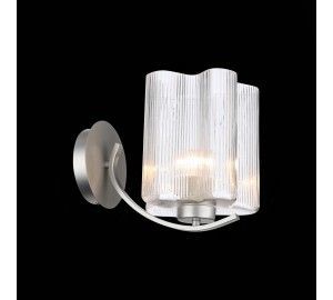 SL117.101.01 Бра ST-Luce Серебристый/Прозрачный E27 1*60W ONDE