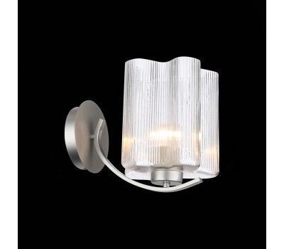 SL117.101.01 Бра ST-Luce Серебристый/Прозрачный E27 1*60W ONDE