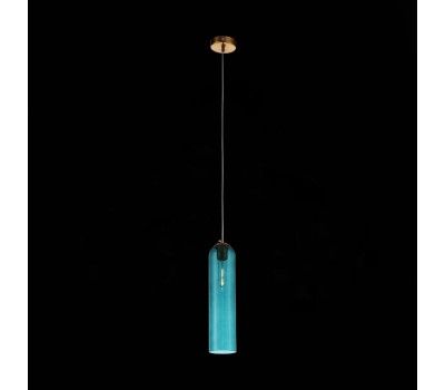 SL1145.383.01 Светильник подвесной ST-Luce Латунь/Голубой E27 1*60W CALLANA