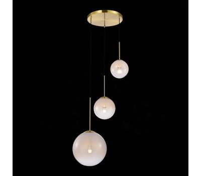 SL1190.203.03 Светильник подвесной ST-Luce Золотистый/Прозрачно-белый E27 3*60W CASSIUS