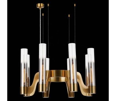 SL1235.303.08 Люстра подвесная ST-Luce Латунь/Хром, Прозрачный E14 8*40W ETTORE
