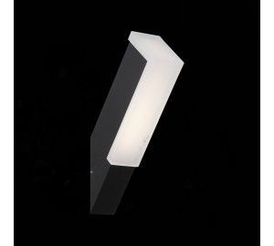 SL096.411.02 Светильник уличный настенный ST-Luce Черный/Белый LED 1*6W 4000K POSTO