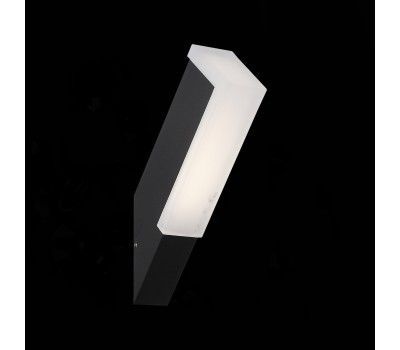 SL096.411.02 Светильник уличный настенный ST-Luce Черный/Белый LED 1*6W 4000K POSTO