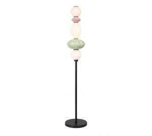 SL6134.405.01 Светильник напольный ST-Luce черный/розовый, зелёный, опаловый LED 1*20W 3000K FLORENTINI
