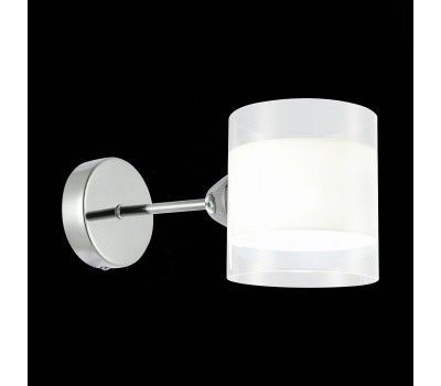 SLE102801-01 Светильник настенный Хром/Прозрачный, Белый E14 1*40W MIENTO SLE102801-01 Светильник настенный Хром/Прозрачный, Белый E14 1*40W MIENTO