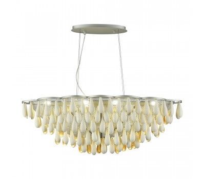 SL1517.103.08 Светильник подвесной ST-Luce Серебристый/Белый, Золотистый E14 8*40W Faenza