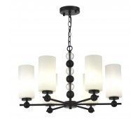 SL2003.403.06 Светильник подвесной ST-Luce черный/белый E27 6*40W AURORA