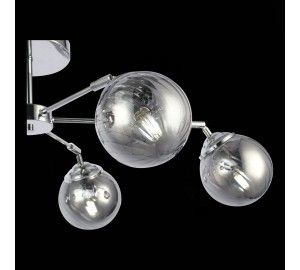 SLE102202-06 Светильник потолочный Хром/Дымчатый E14 6*40W FASIA