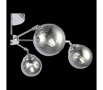 SLE102202-06 Светильник потолочный Хром/Дымчатый E14 6*40W FASIA SLE102202-06 Светильник потолочный Хром/Дымчатый E14 6*40W FASIA